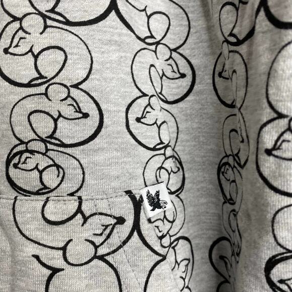 Lax Rat Flow Society Lacrosse Hoodie Full Zip Jacket Streetwear Hoodie Sz Large - Picture 7 of 12